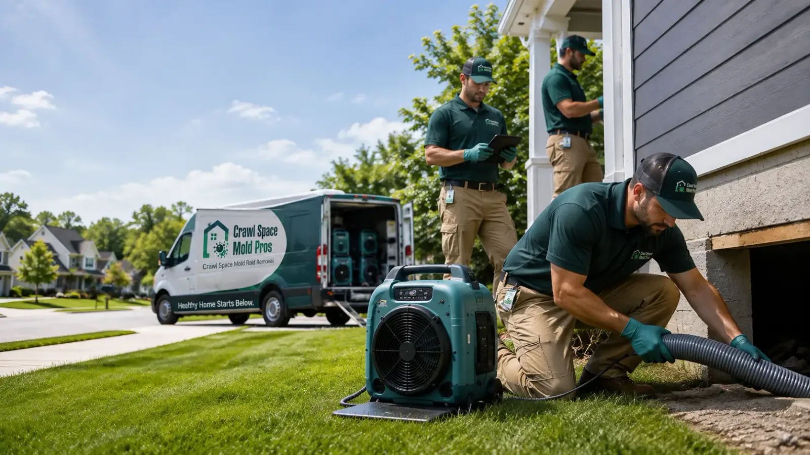 Crawl Space Mold Removal in Wild Rose, WI